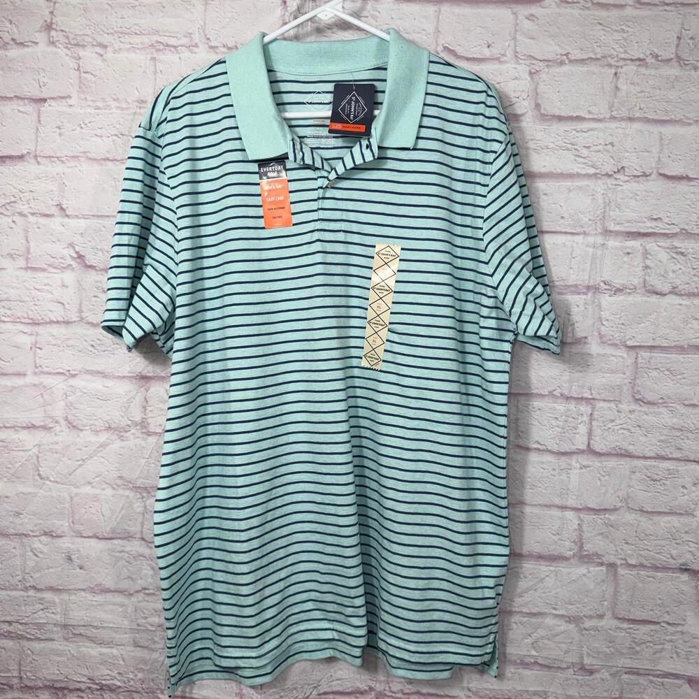 St. John's Bay Men's Quick-Dri Polo Shirt XL NWT
